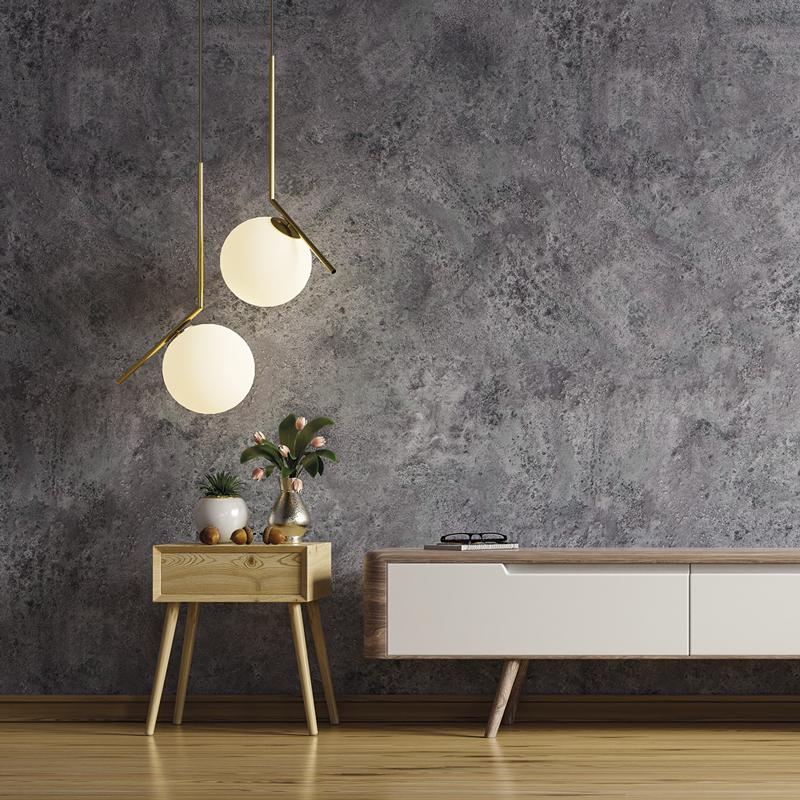 Suspension globe en verre "HERMI" — E27 — photo 2