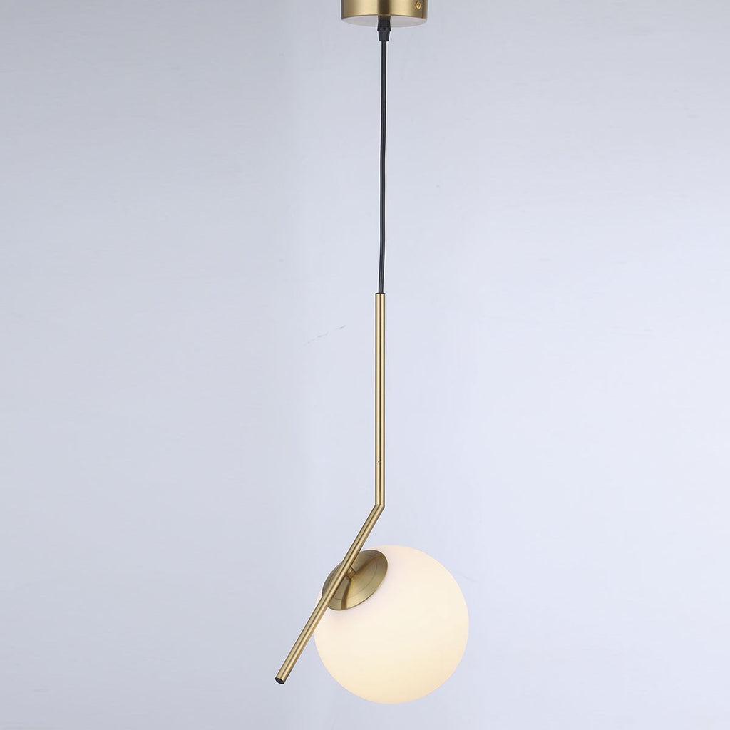 Suspension globe en verre "HERMI" — E27 — photo 1