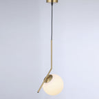 Suspension globe en verre "HERMI" — E27 — photo 1