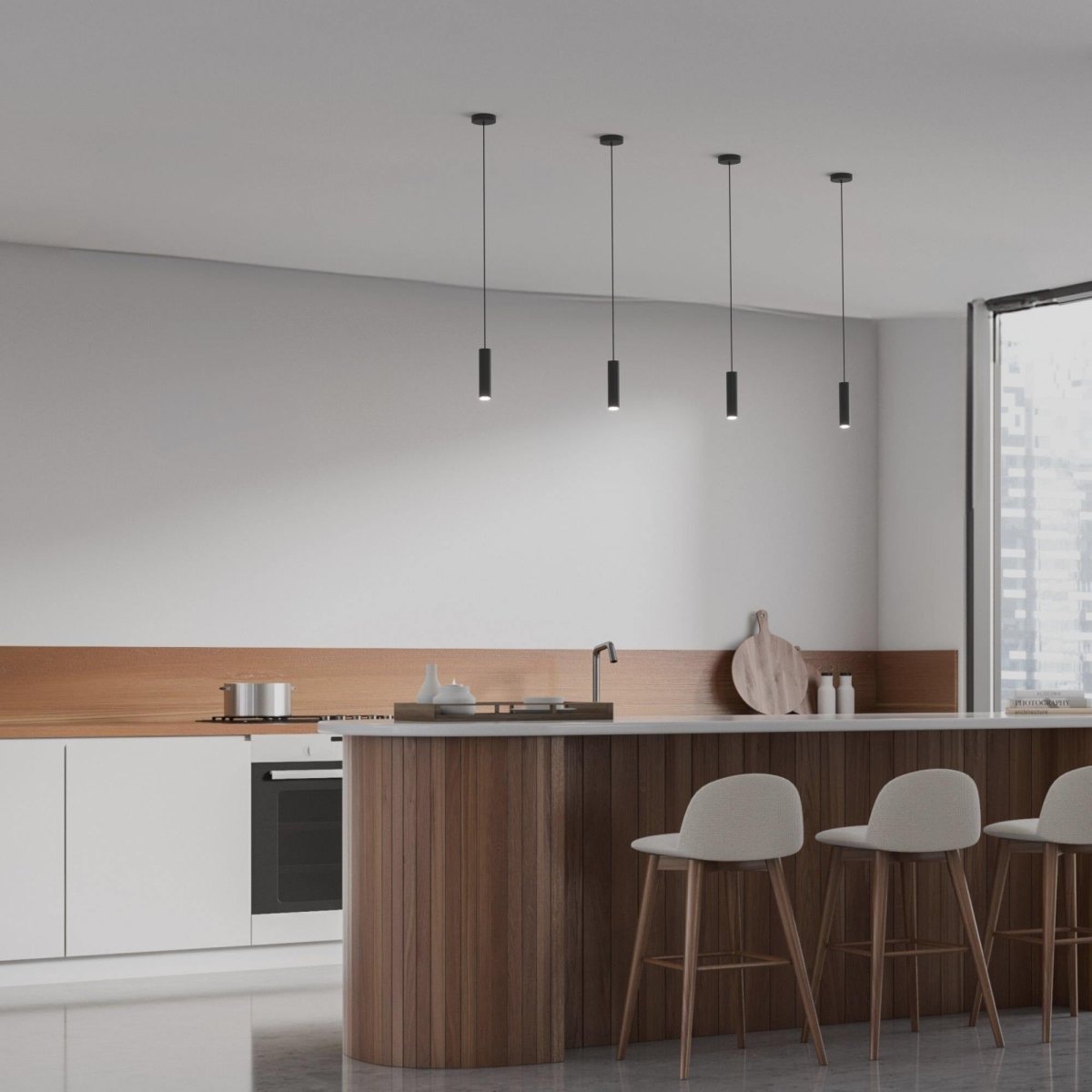 Suspension tube minimaliste "Bila" — GU10 — photo 2
