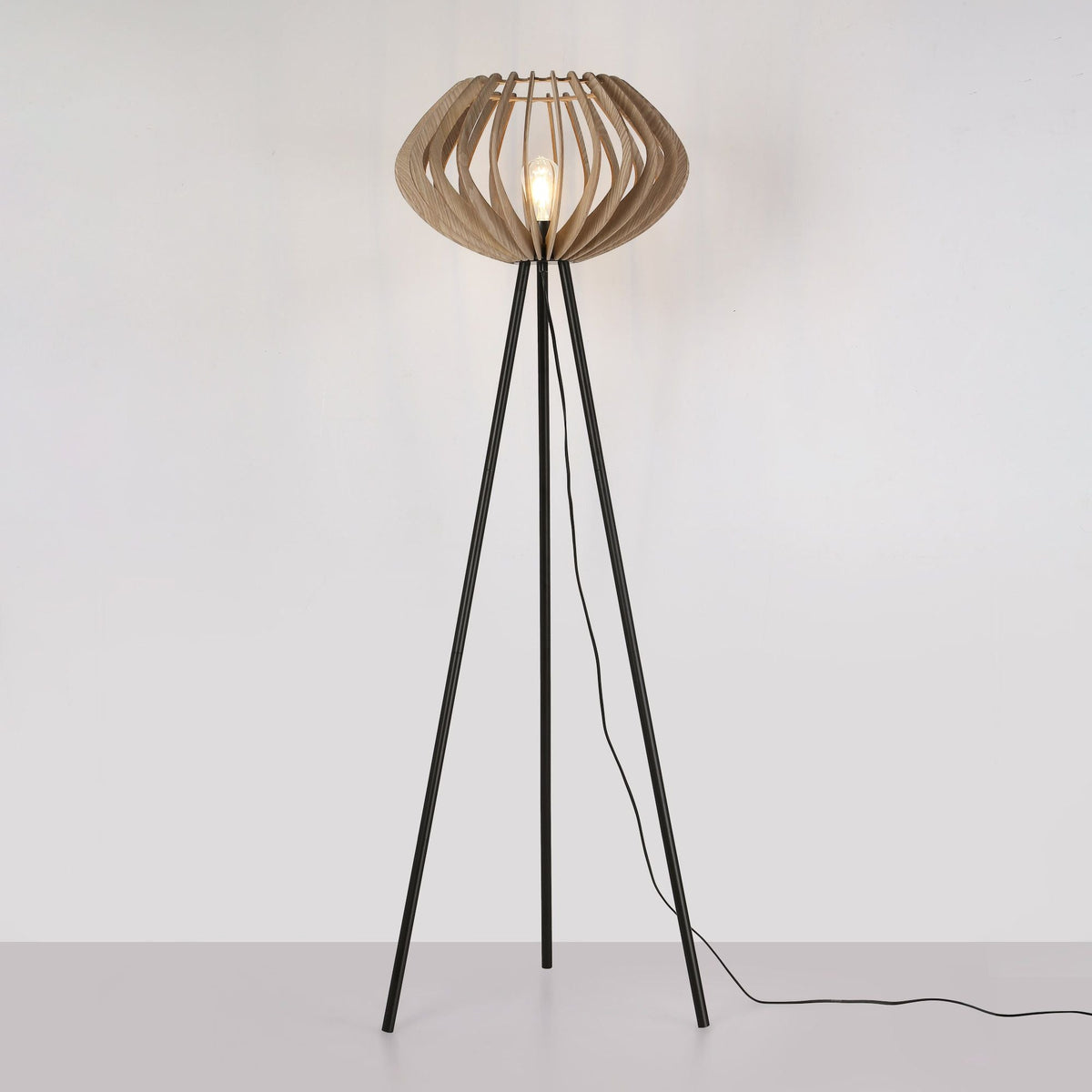 Lampadaire bois "PANDA" — E27 — photo 1