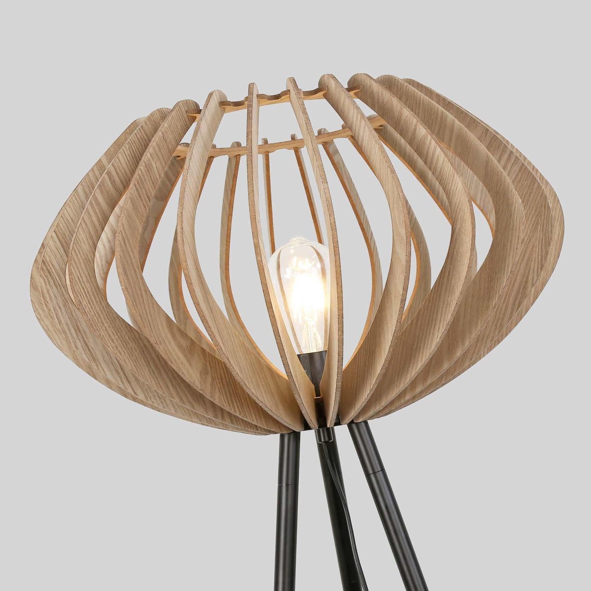 Lampadaire bois "PANDA" — E27 — photo 3
