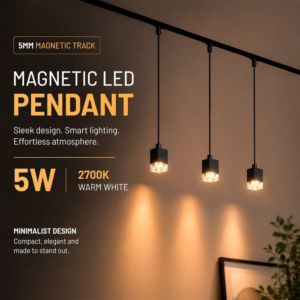 Suspension LED 5 W pour rail magnétique 5 mm — photo 3