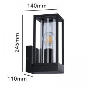 Applique murale extérieure Luzy Barcelona LED