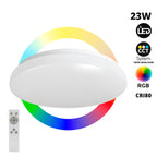 Plafonnier LED RGB+CCT 23 W avec télécommande Barcelona LED