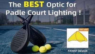 Optique SEIPRO 100 × 60° pour padel