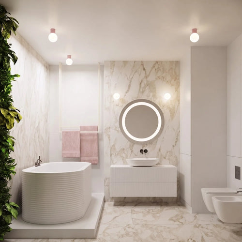 Applique HALO rose IP44, seconde vue