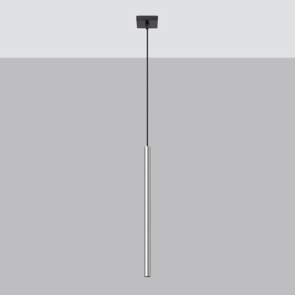 Suspension PASTELO 1 chrome Sollux vue 2