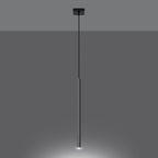 Suspension PASTELO 1 chrome Sollux vue 3