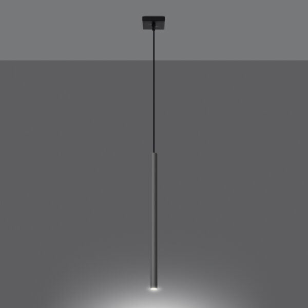 Suspension PASTELO 1 chrome Sollux vue 3