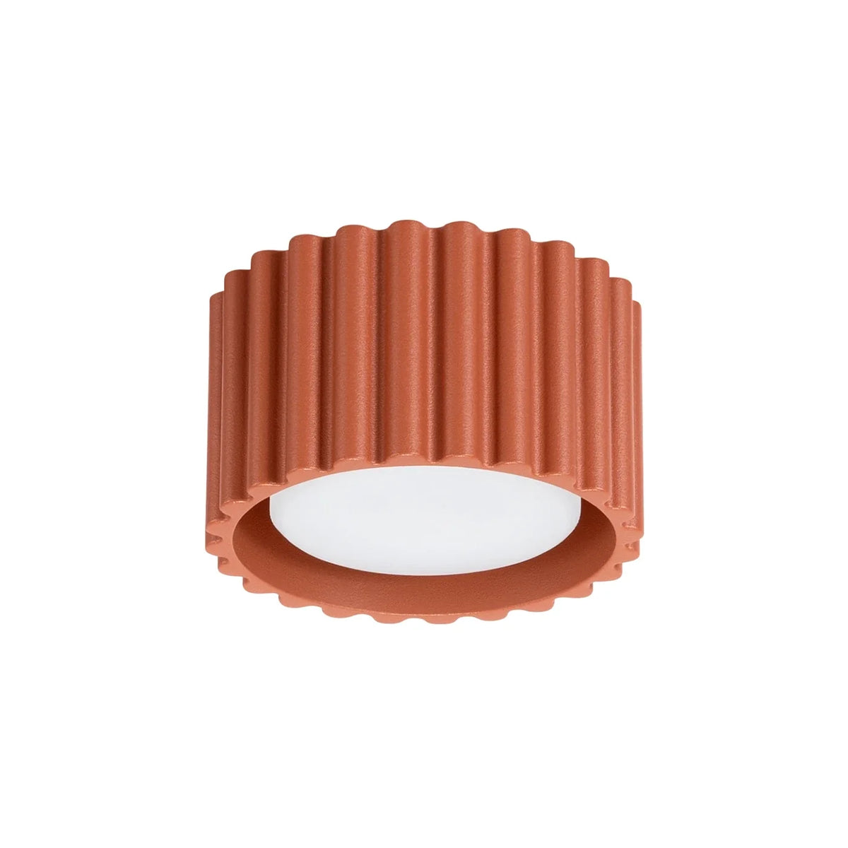 Plafonnier AURA 1 rouge ocre GX53 SL.1802, photographie du fabricant