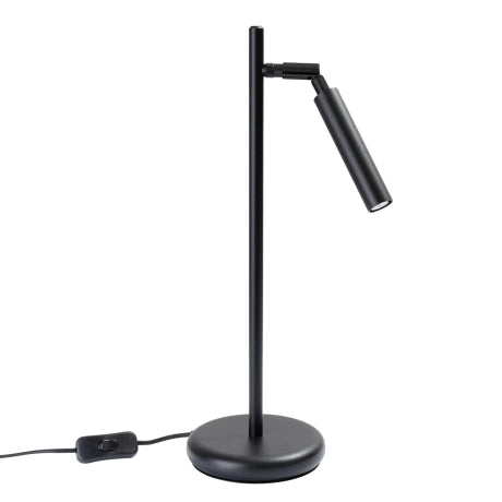 Lampe à poser PASTELO noire dans un intérieur